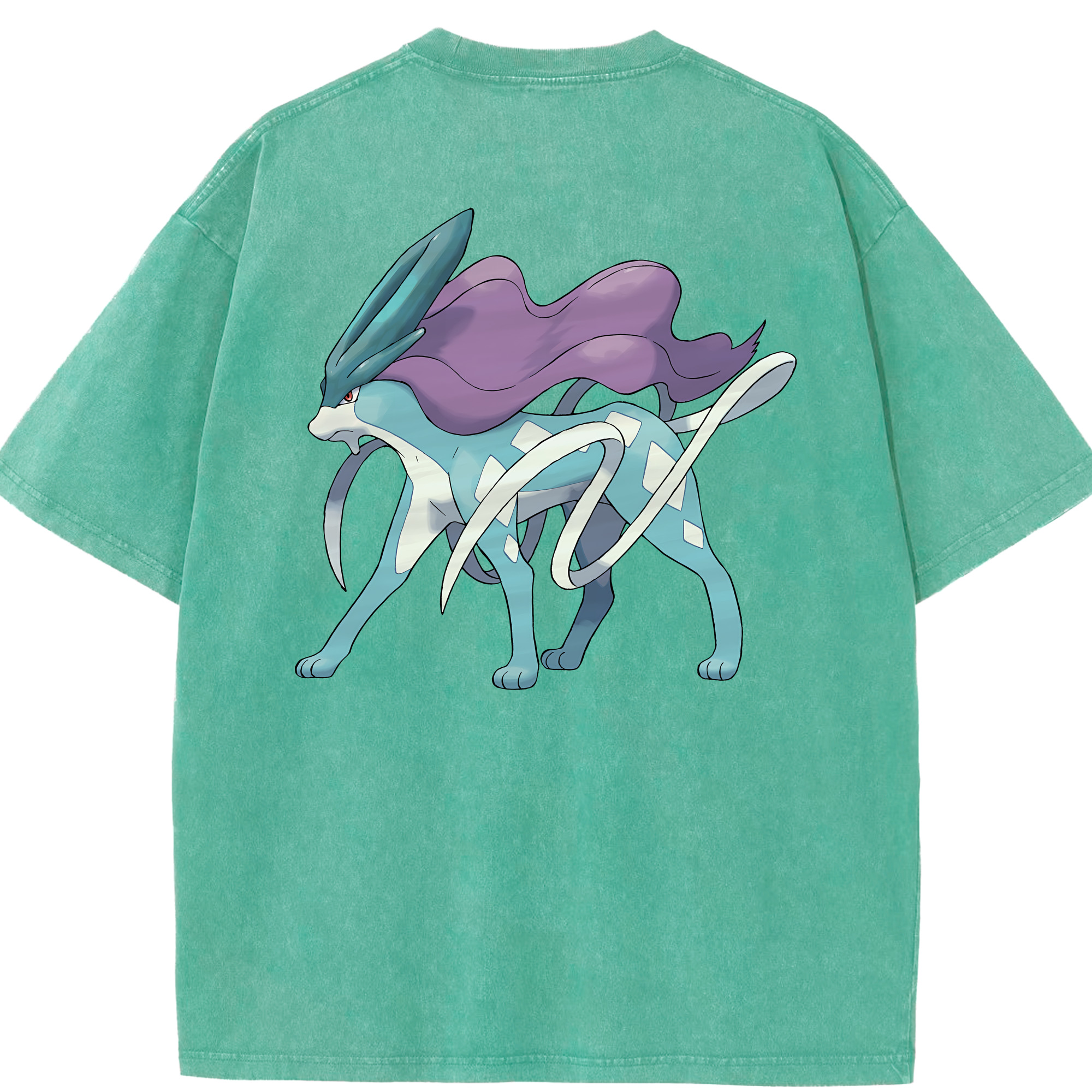 （画像用） ポケットモンスター Pokémon 綿100% ヴィンテージ風 半袖Tシャツ（背面プリント）